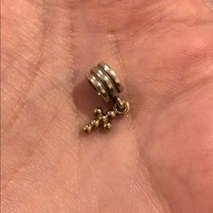 Cross pandora charm